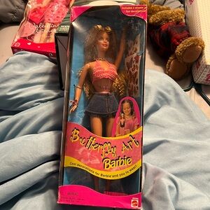Vintage 1998 Butterfly art barbie